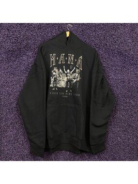 Mana Vivir Sin Aire Tour Rock Hoodie Size 3XL